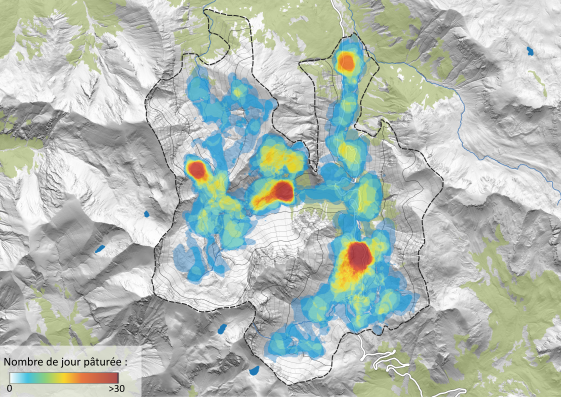 Nombre de jours pâturés