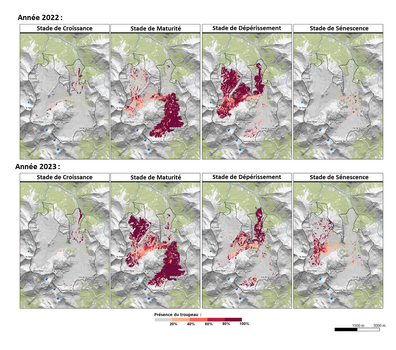 Présence & phénologie